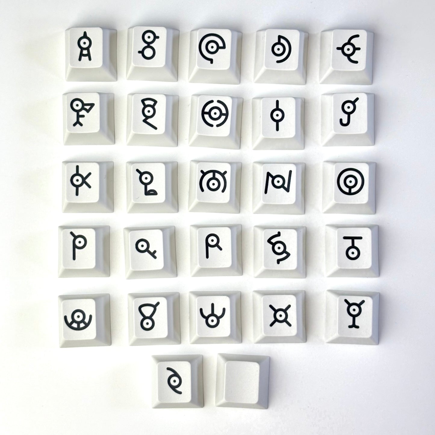 Write Your Own Keycap Charm Keychains