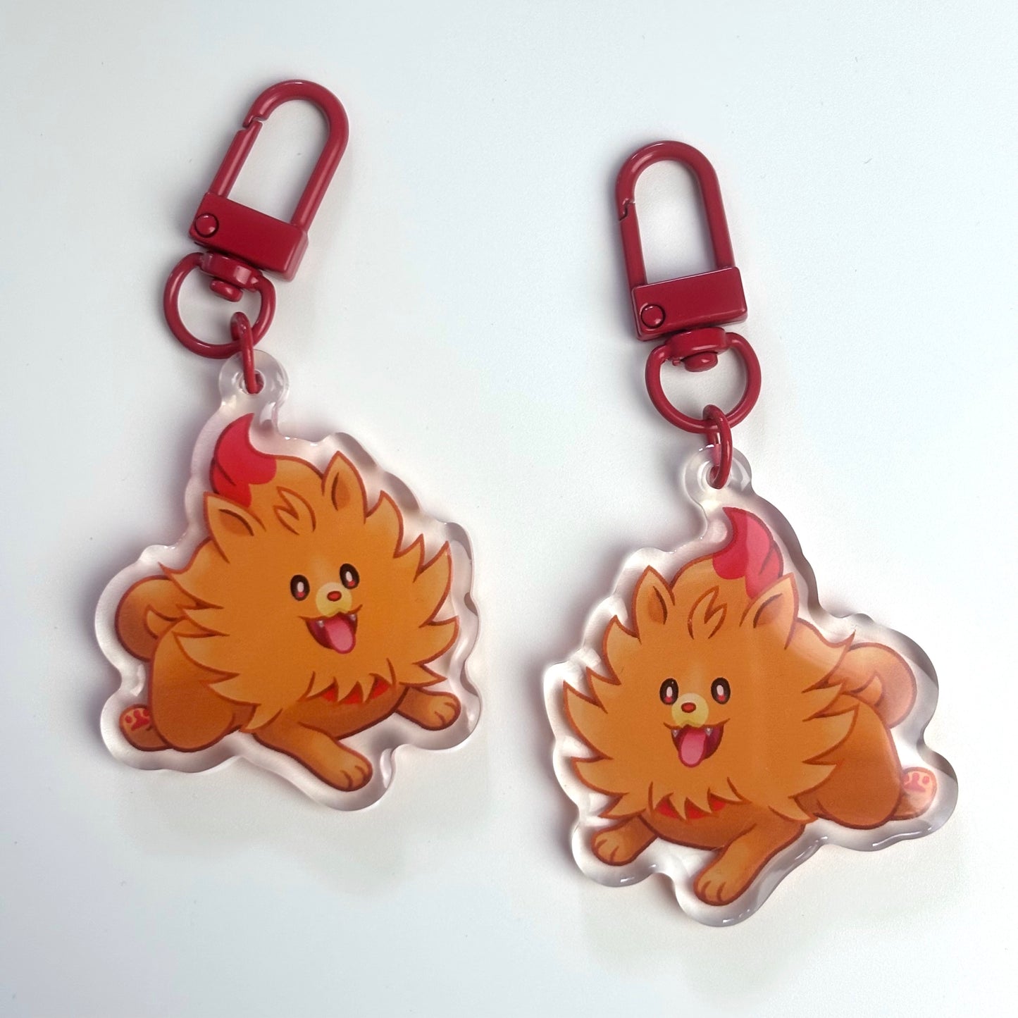 Double Sided Acrylic Charm Keychains