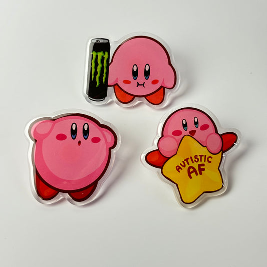 Pink Friend Acrylic Pins