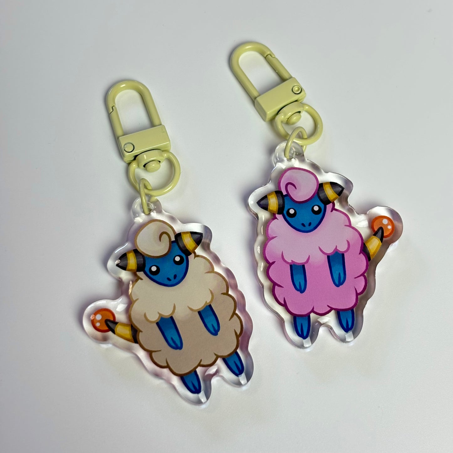 Double Sided Acrylic Charm Keychains