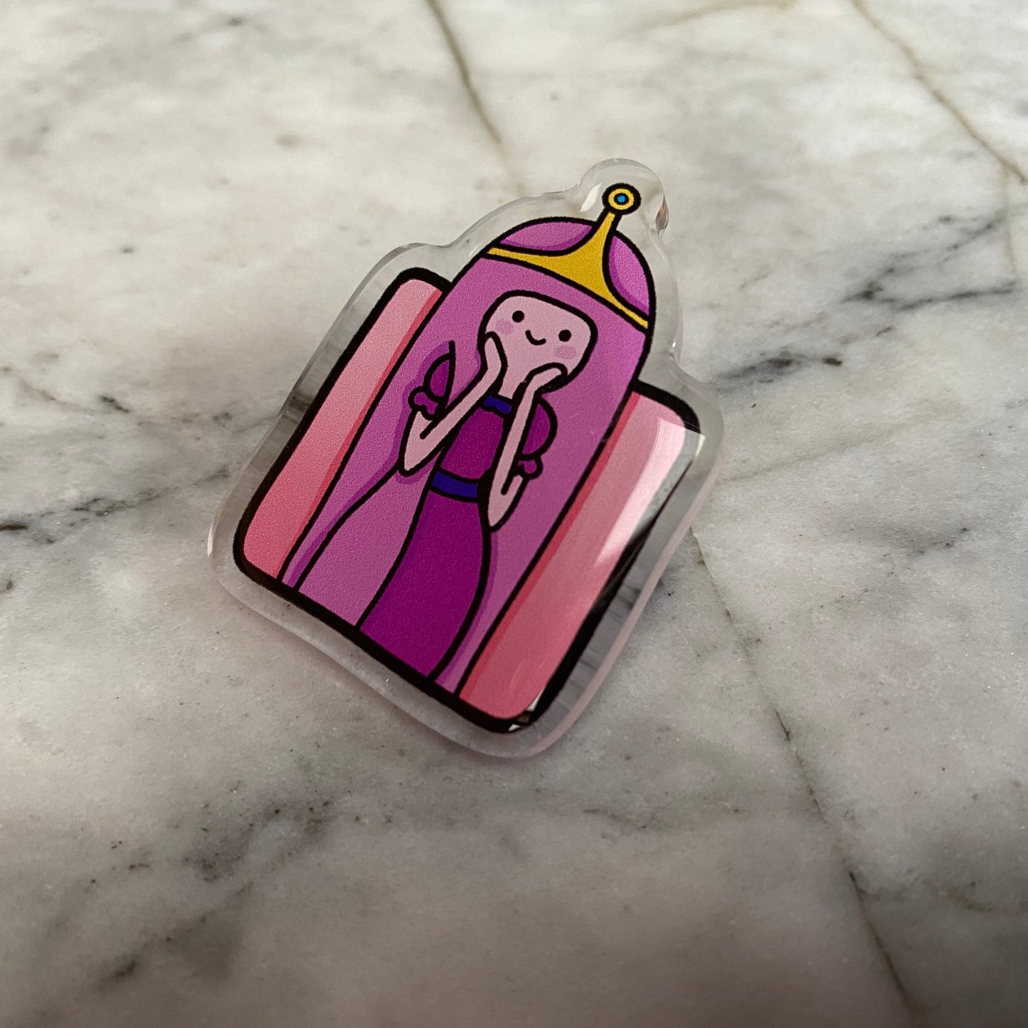 Princess Bubblegum and Marceline Acrylic Pins