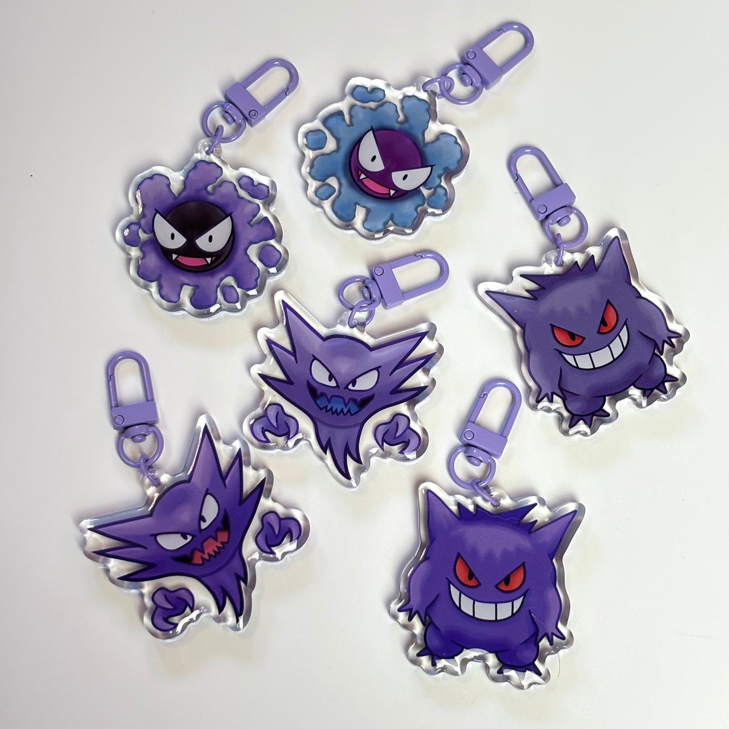 Double Sided Acrylic Charm Keychains
