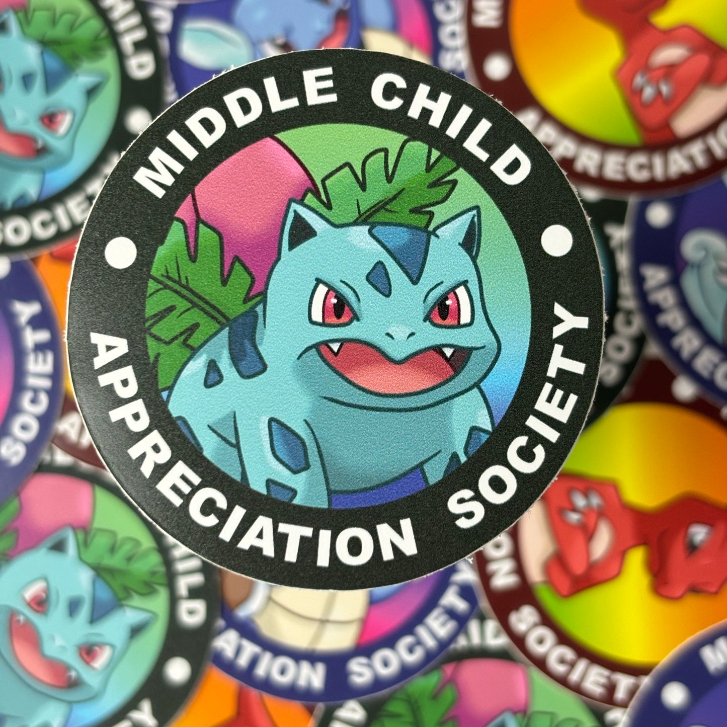 Middle Child Appreciation Society Vinyl Sticker