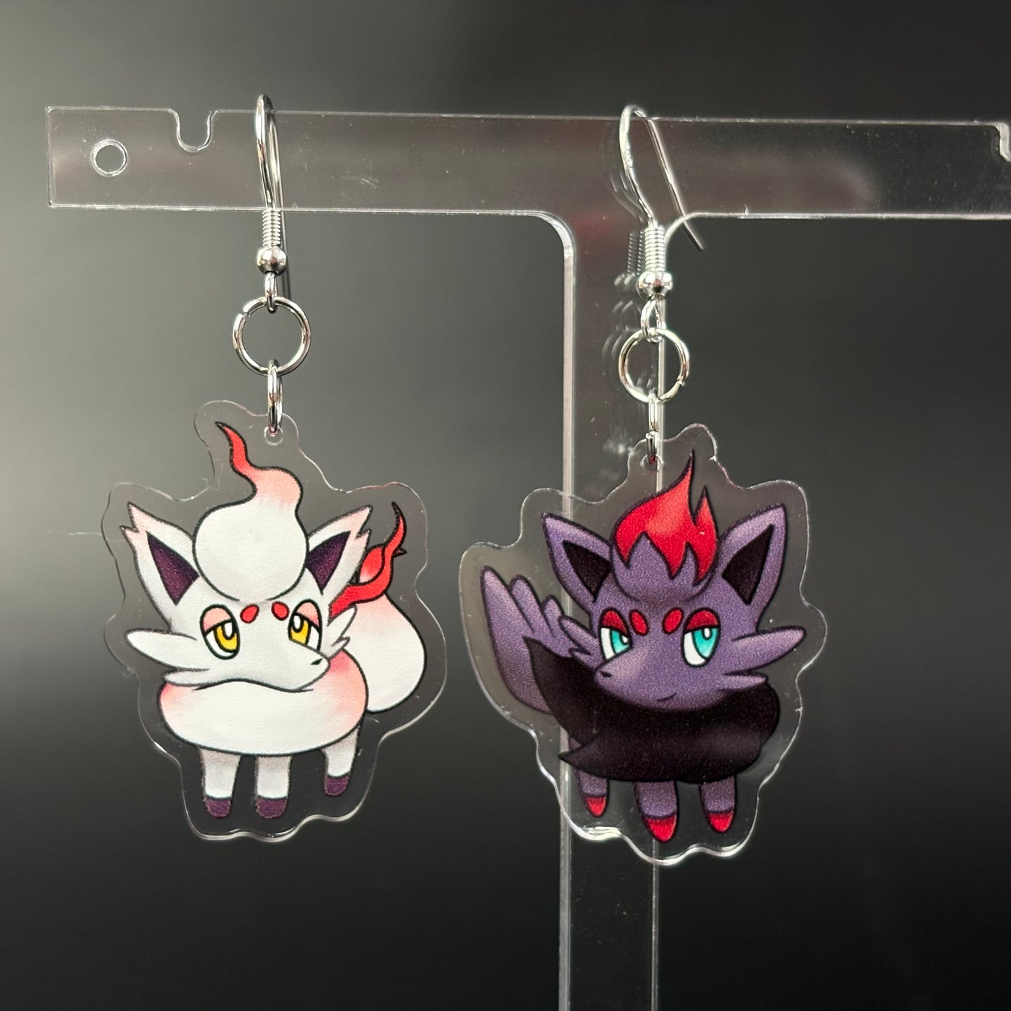 Spooky Foxes Drop Earrings