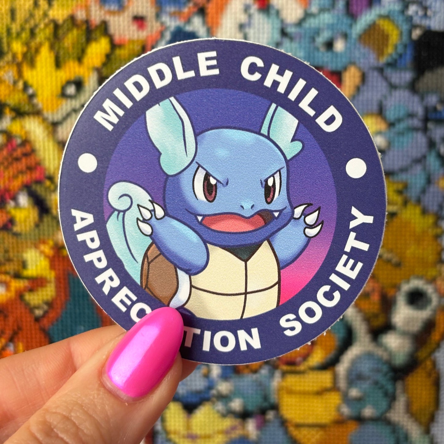 Middle Child Appreciation Society Vinyl Sticker
