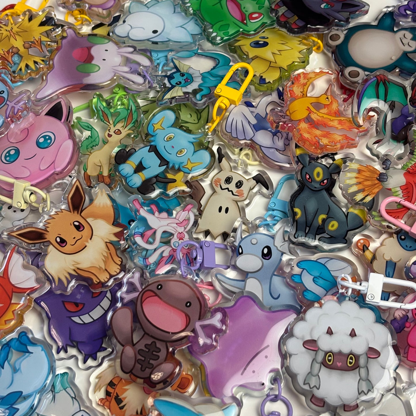 Double Sided Acrylic Charm Keychains