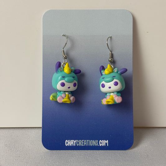 Pochacco Unicorn Outfit Funko Pop Earrings