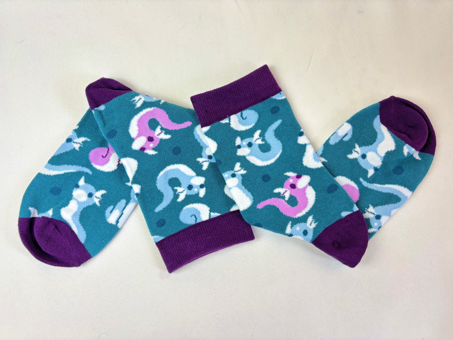 Wiggly Dragon Crew Socks