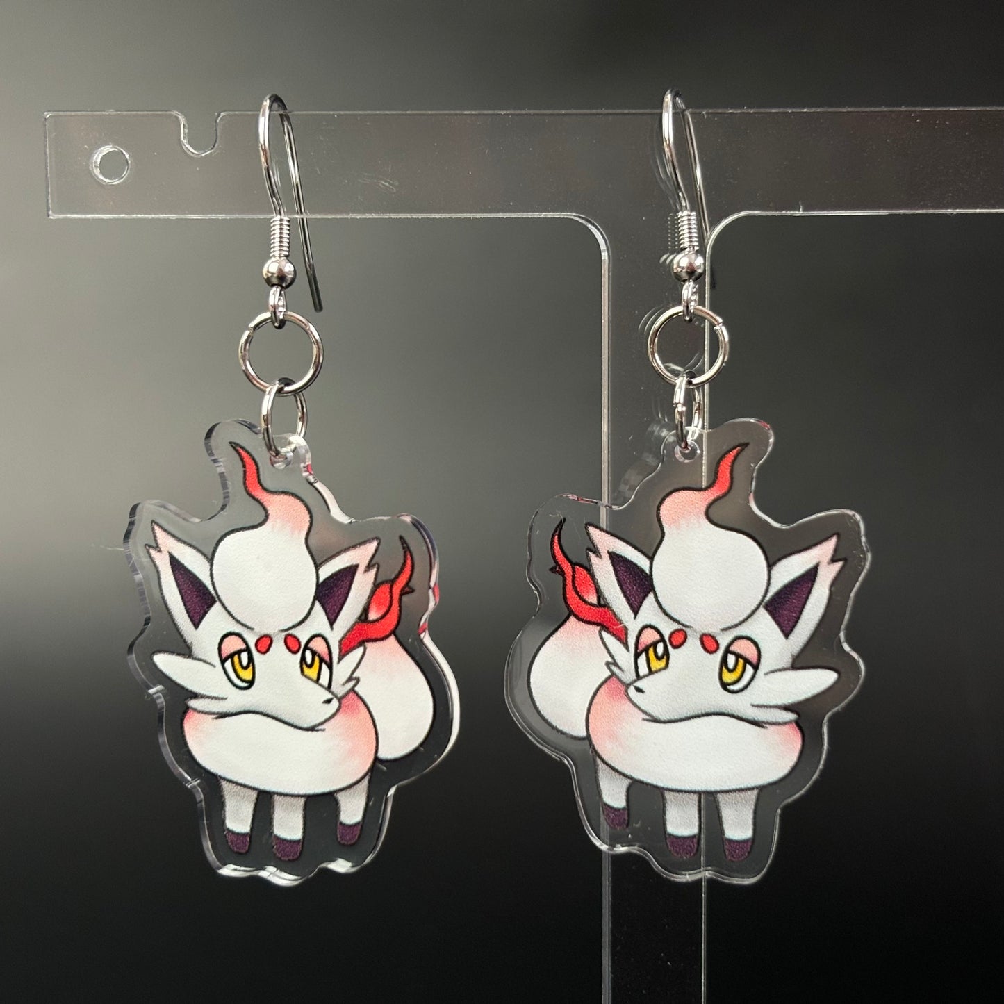 Spooky Foxes Drop Earrings