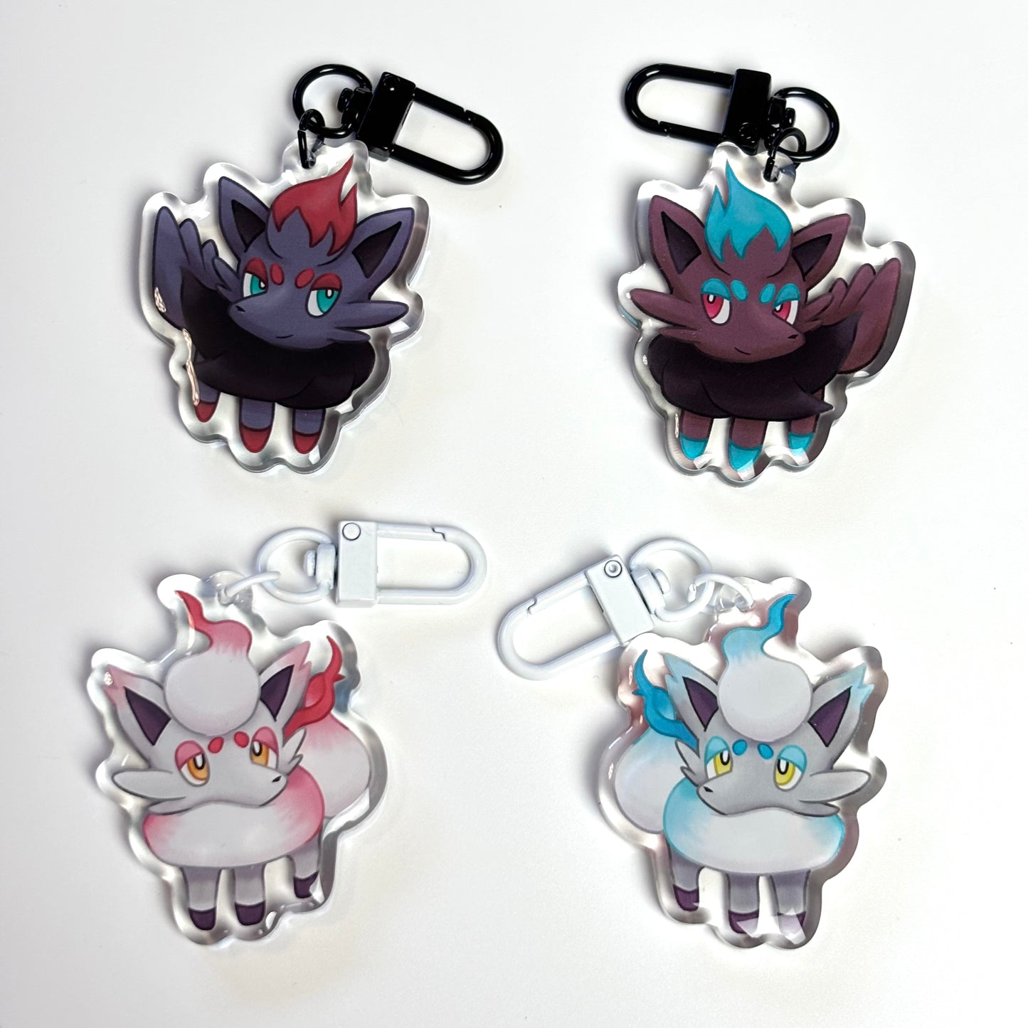 Double Sided Acrylic Charm Keychains