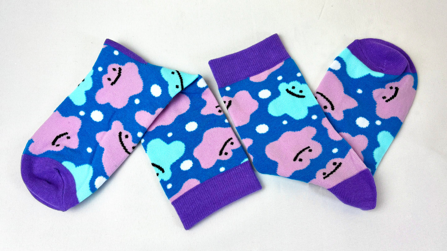 Transforming Blob Crew Socks