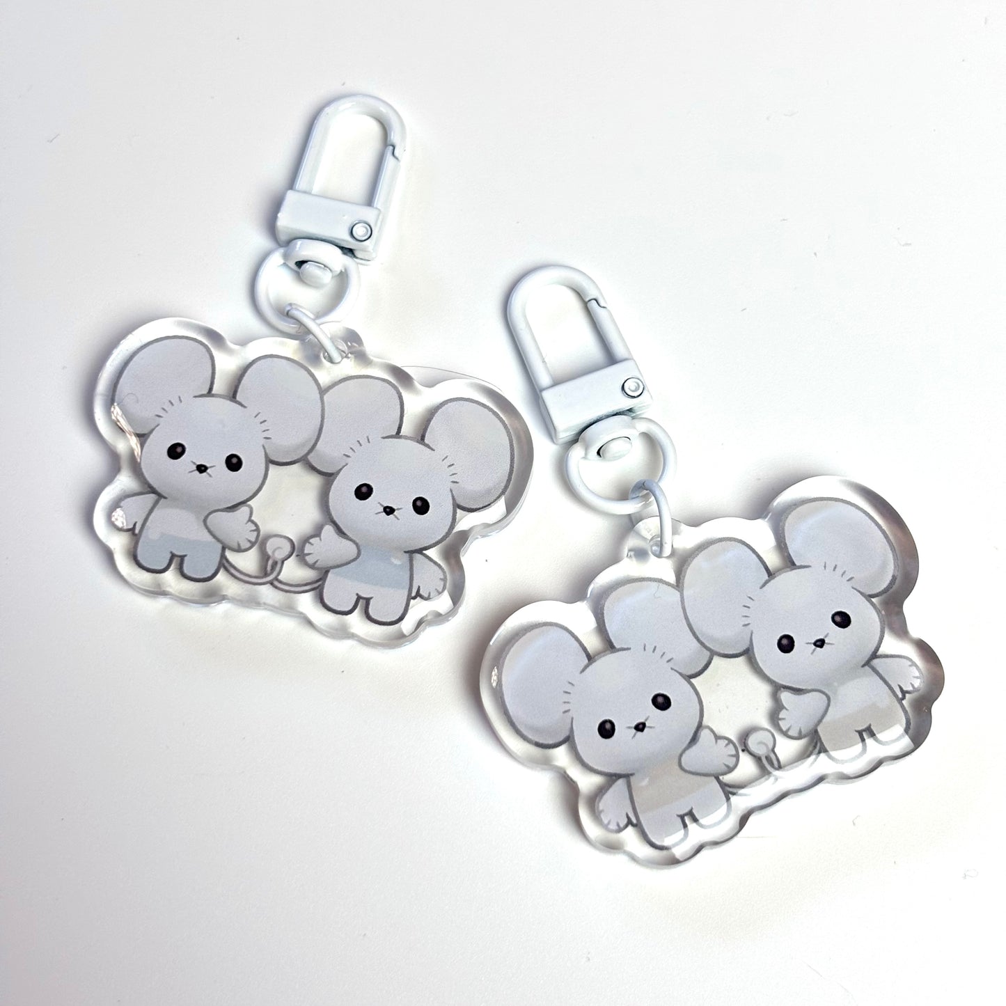 Double Sided Acrylic Charm Keychains