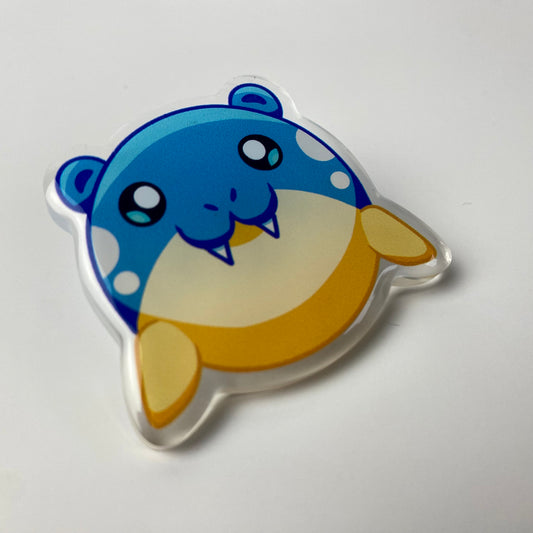 Sphere Seal Acrylic Pin