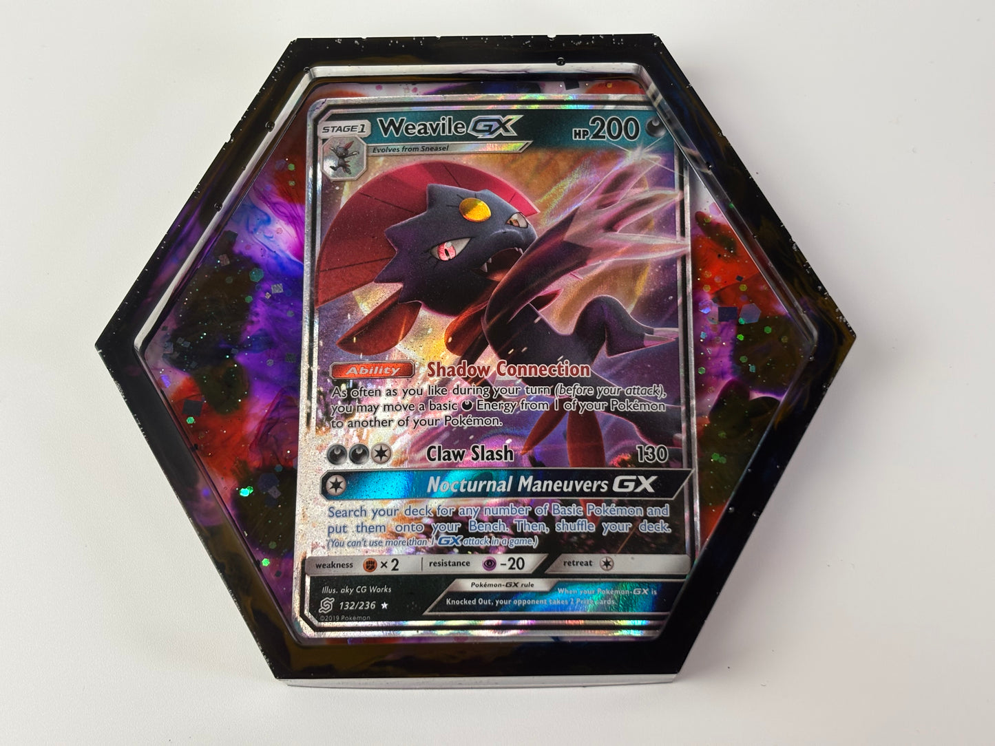 Weavile Card Drinks Coaster