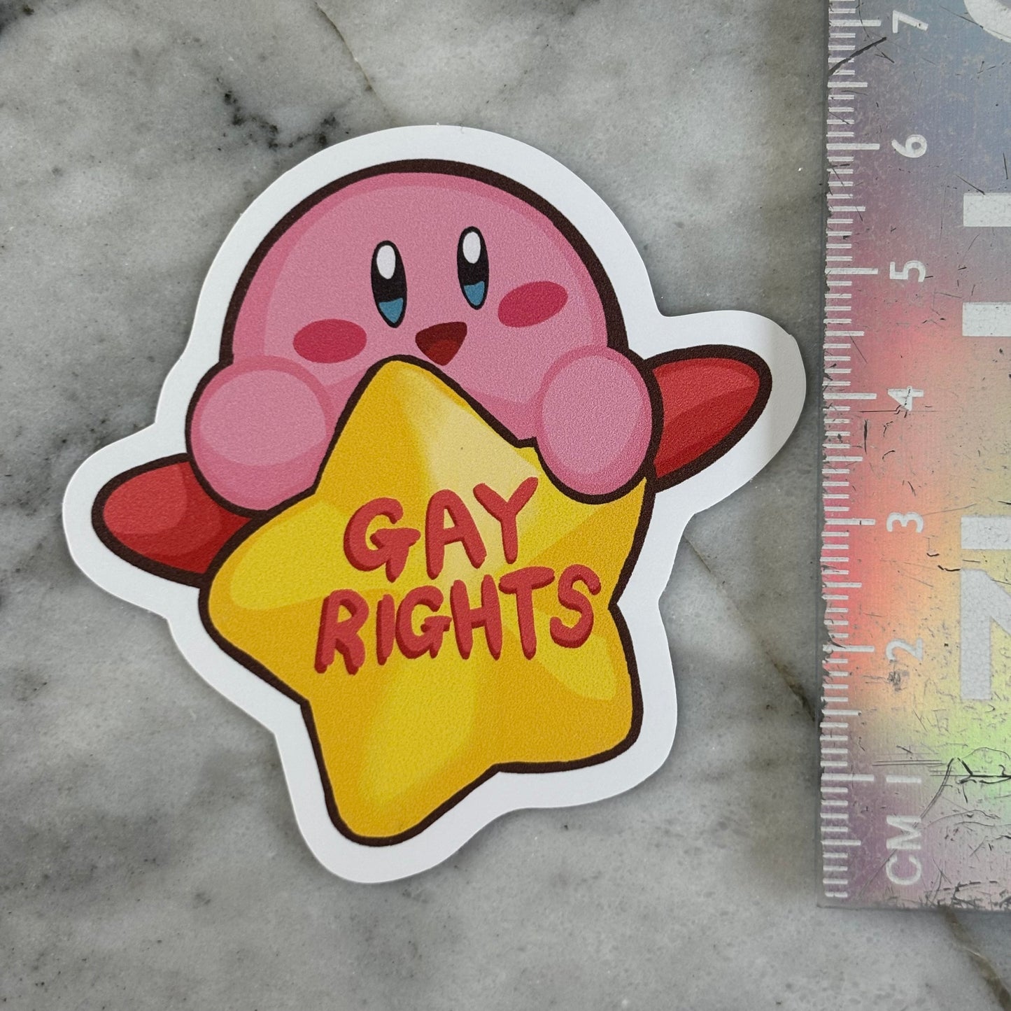 Pink Pride Vinyl Stickers