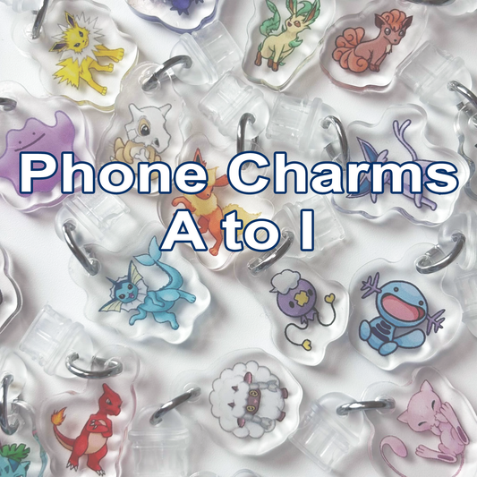 A-I Acrylic Phone Charms