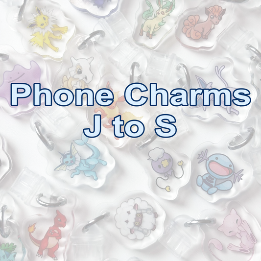 J to S Acrylic Phone Charms