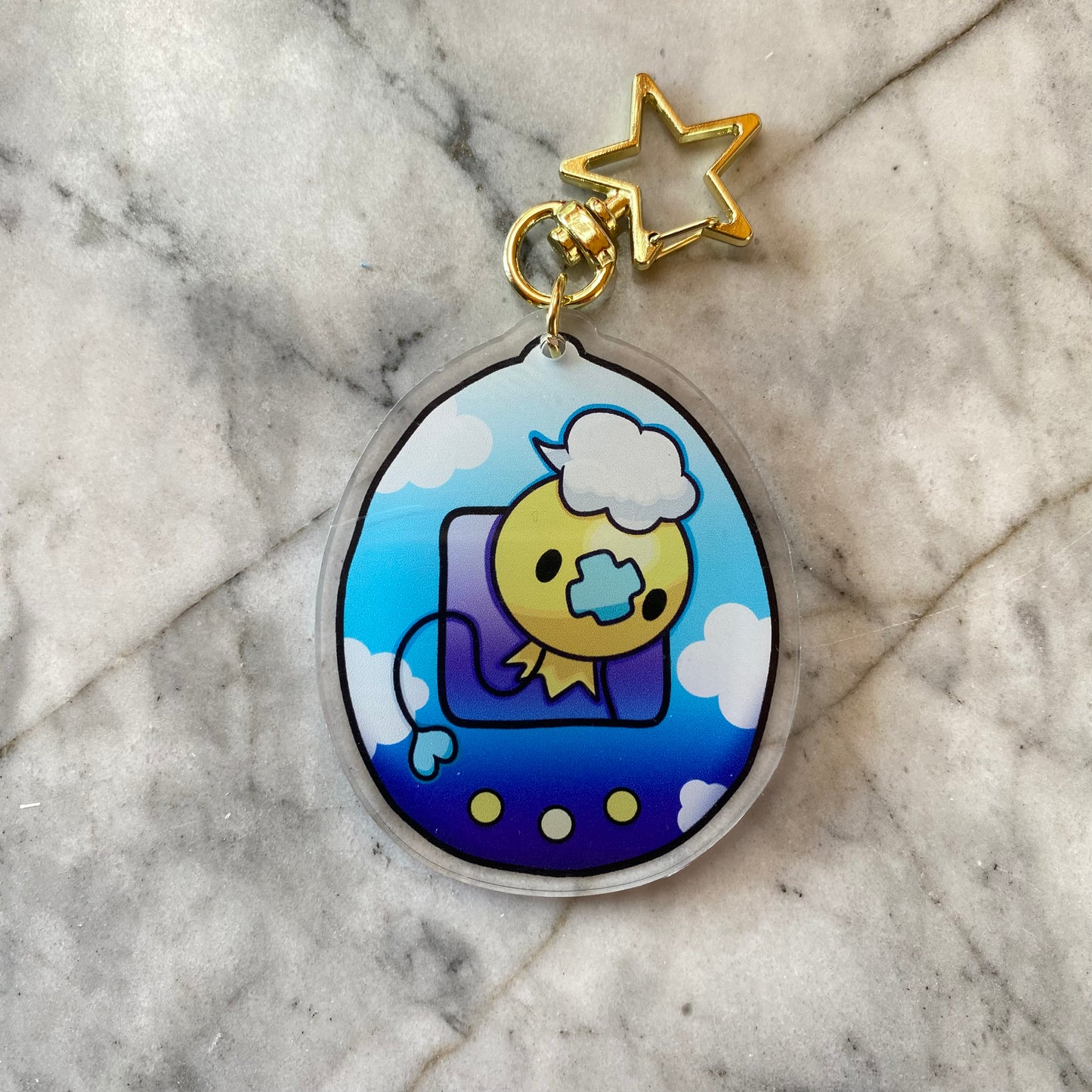 Spooky Balloon Acrylic Charm