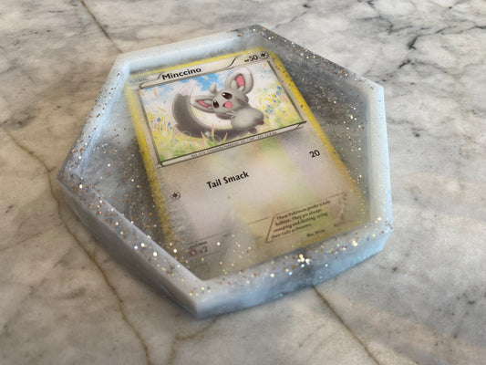 Minccino Trading Card Drinks Coaster