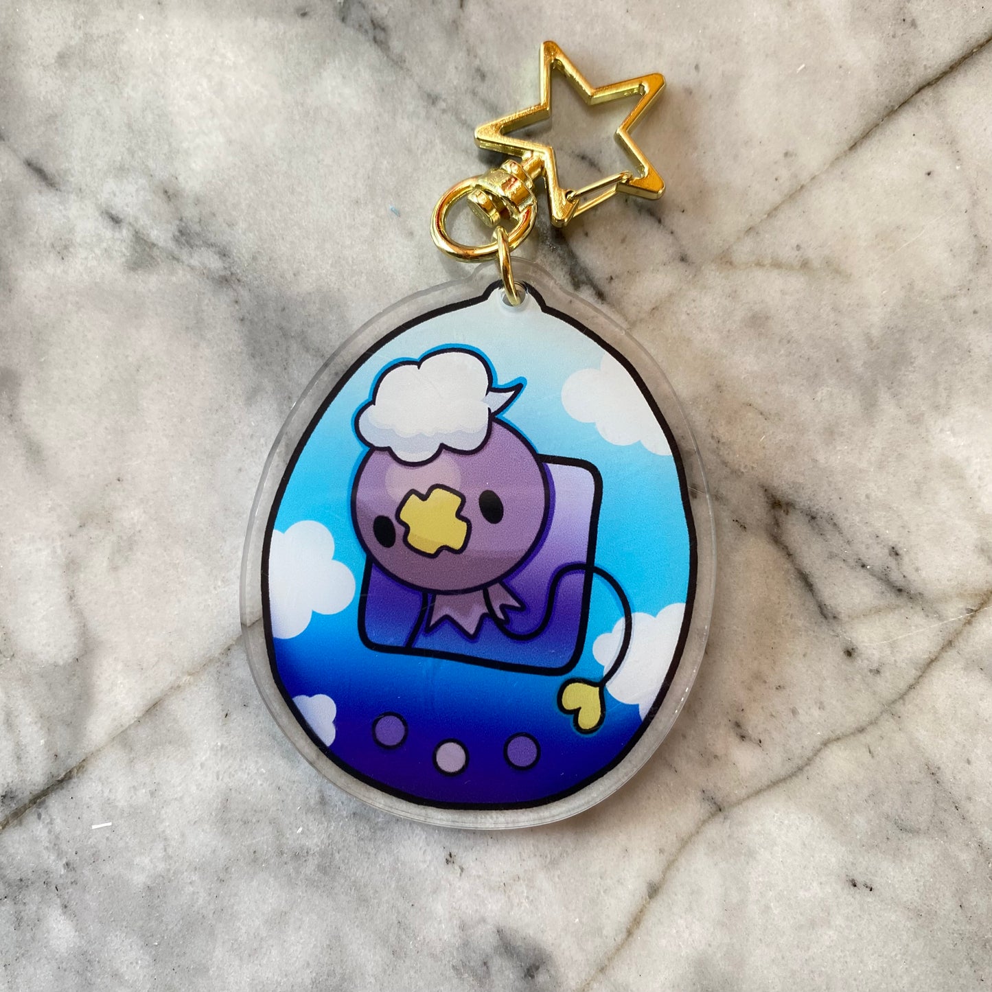 Spooky Balloon Acrylic Charm