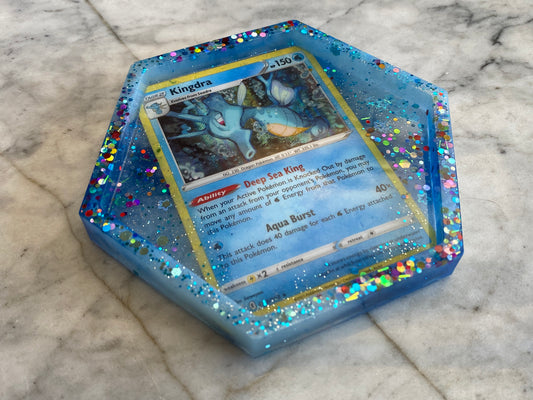 Kingdra Trading Card Drinks Coaster