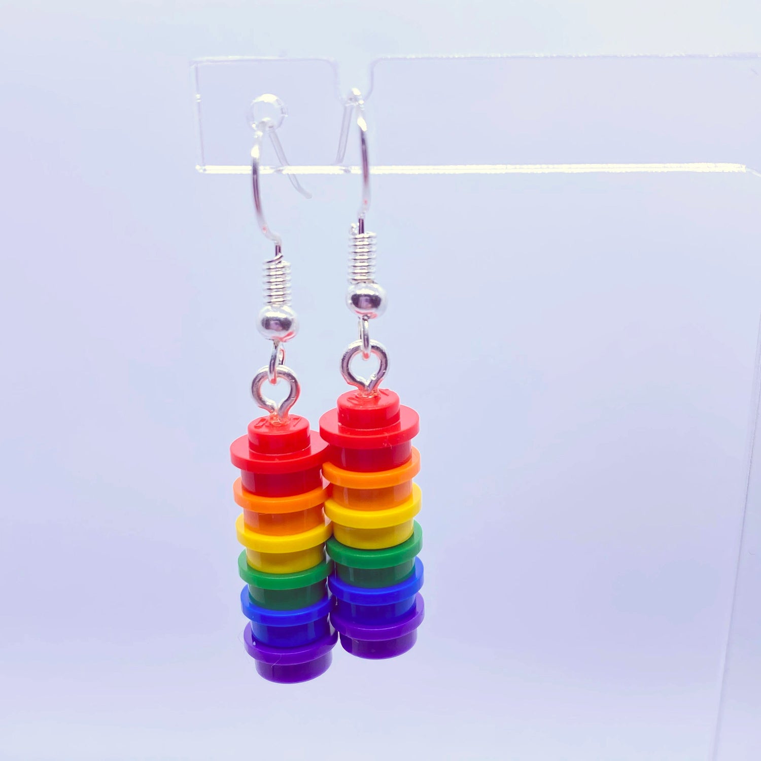 Pride Earrings | Silver Plated | Quirky Gifts | UK Seller