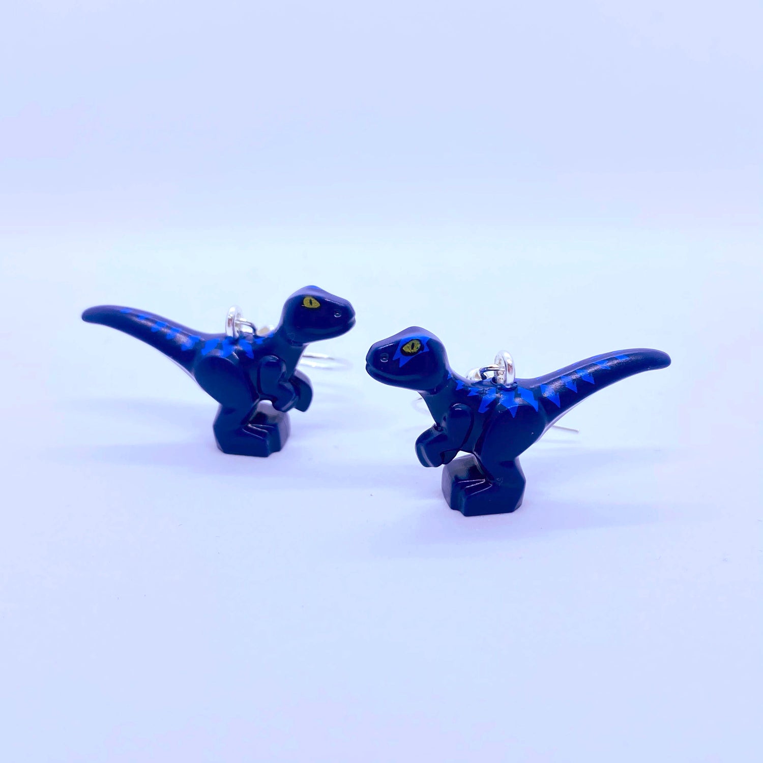 Dinosaur Earrings | Silver Plated | Quirky Gifts | UK Seller