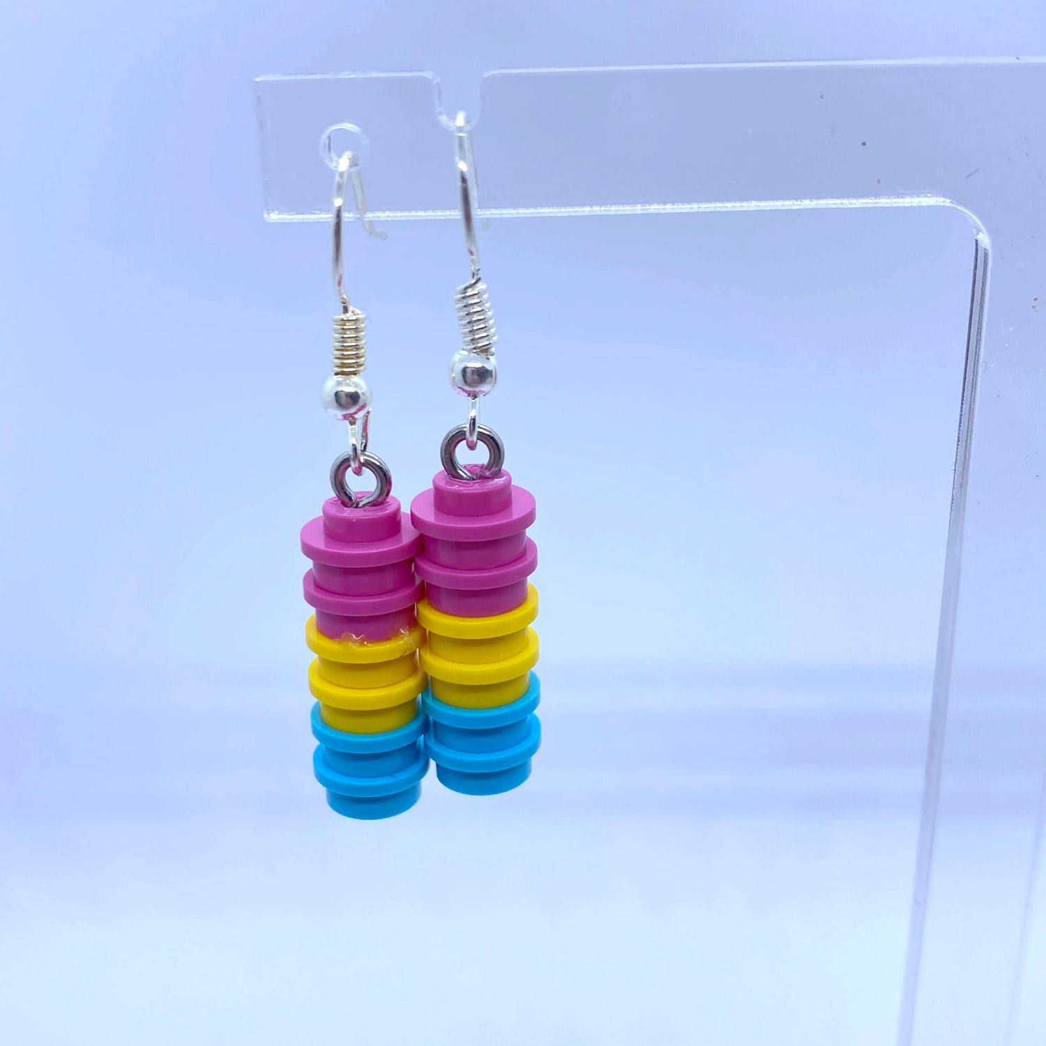 Pride Earrings | Silver Plated | Quirky Gifts | UK Seller