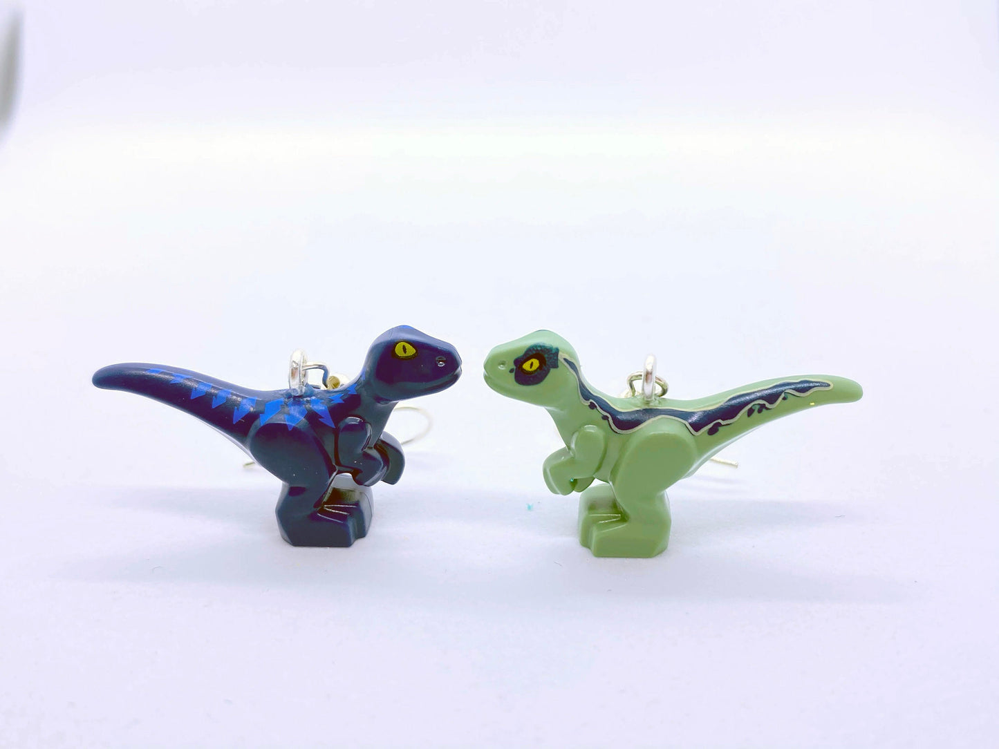 Dinosaur Earrings | Silver Plated | Quirky Gifts | UK Seller