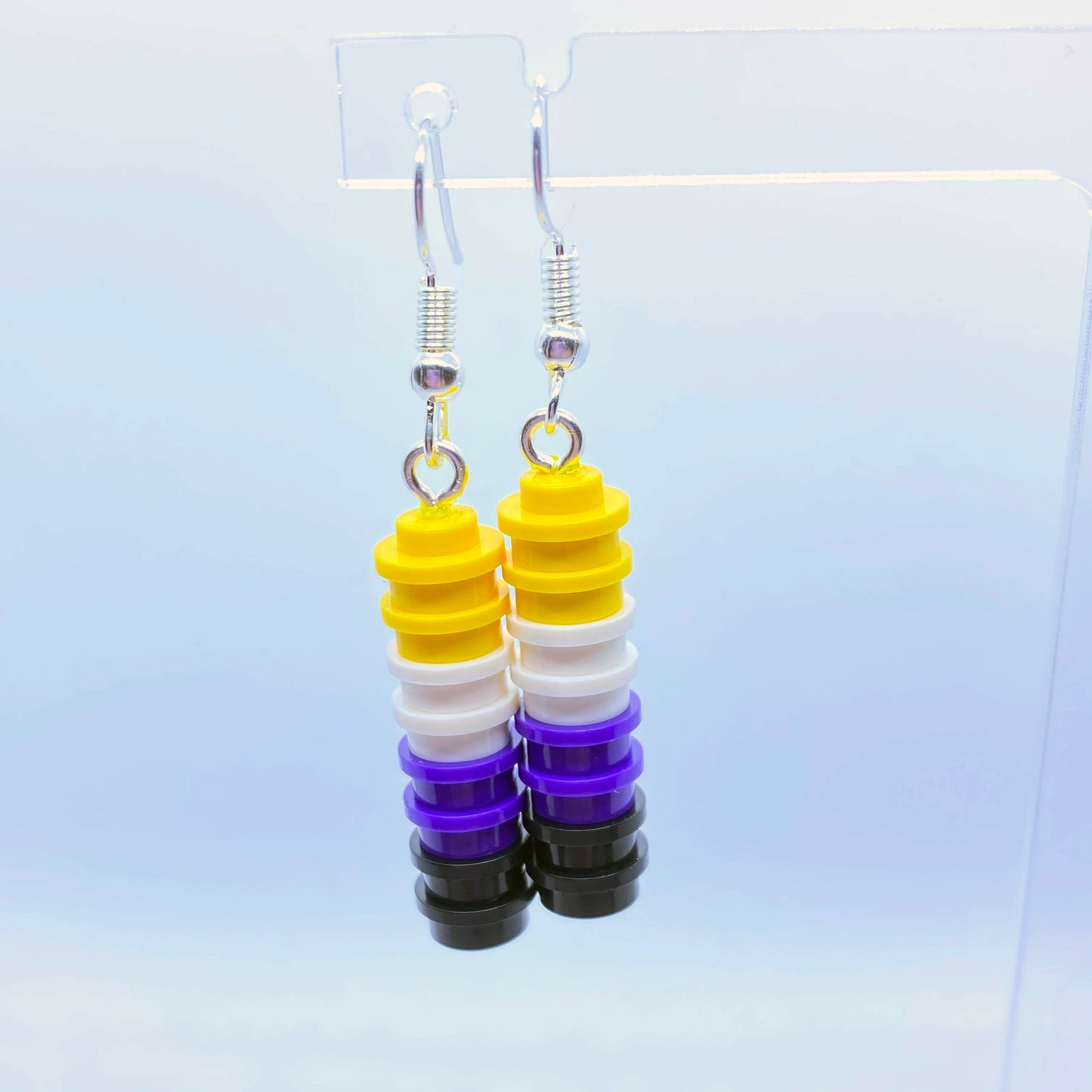 Pride Earrings | Silver Plated | Quirky Gifts | UK Seller