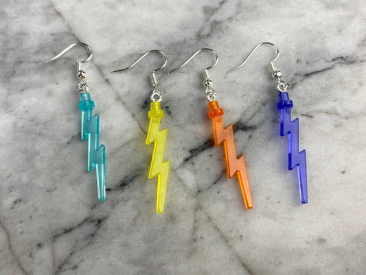 Lightning Bolt Drop Earrings