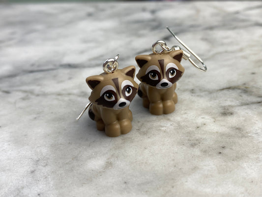 Raccoon Earrings