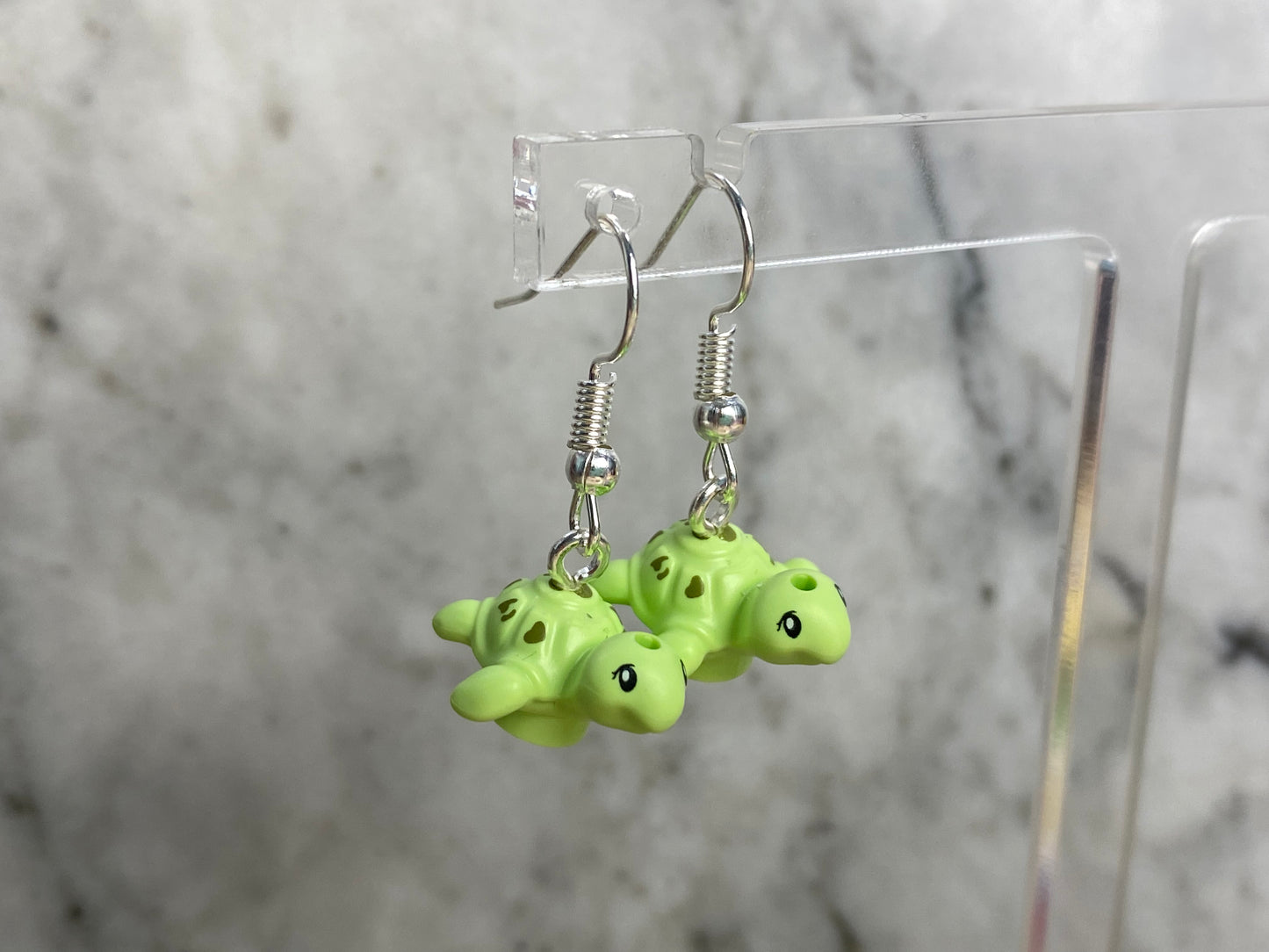 Turtle Drop Earrings