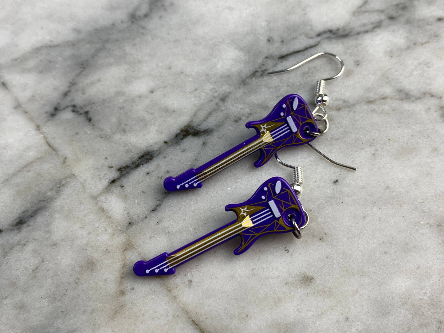 Guitar Drop Earrings