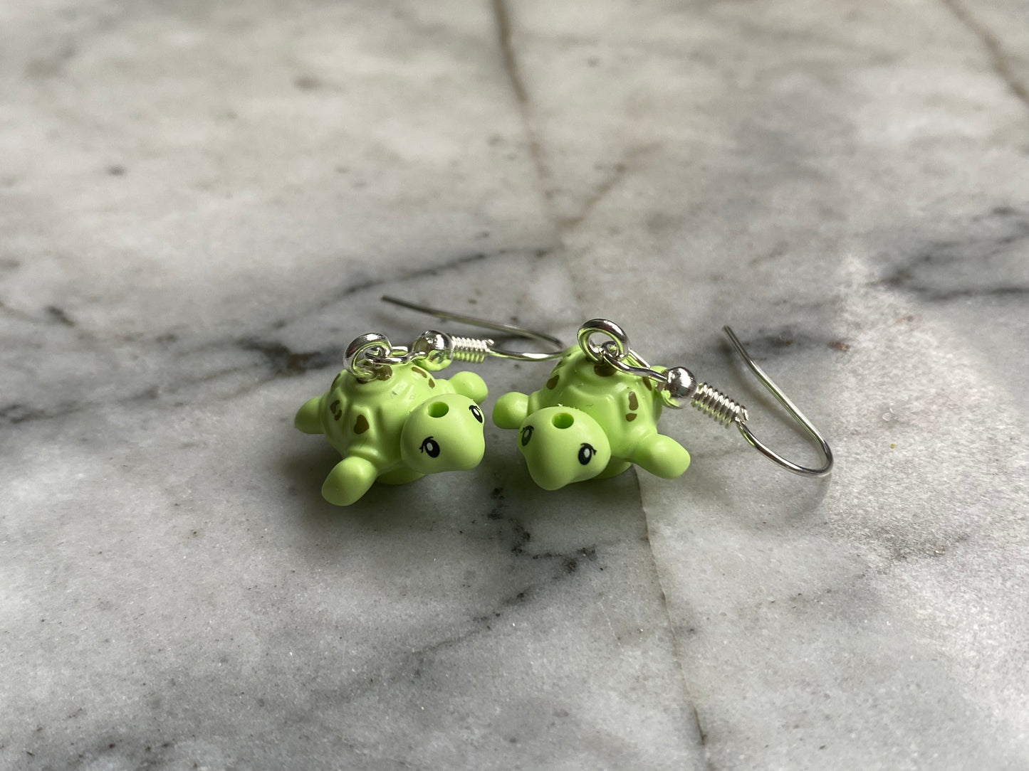 Turtle Drop Earrings