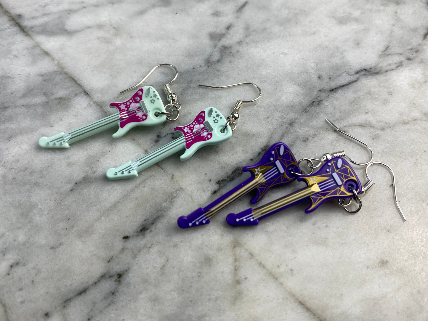 Guitar Drop Earrings