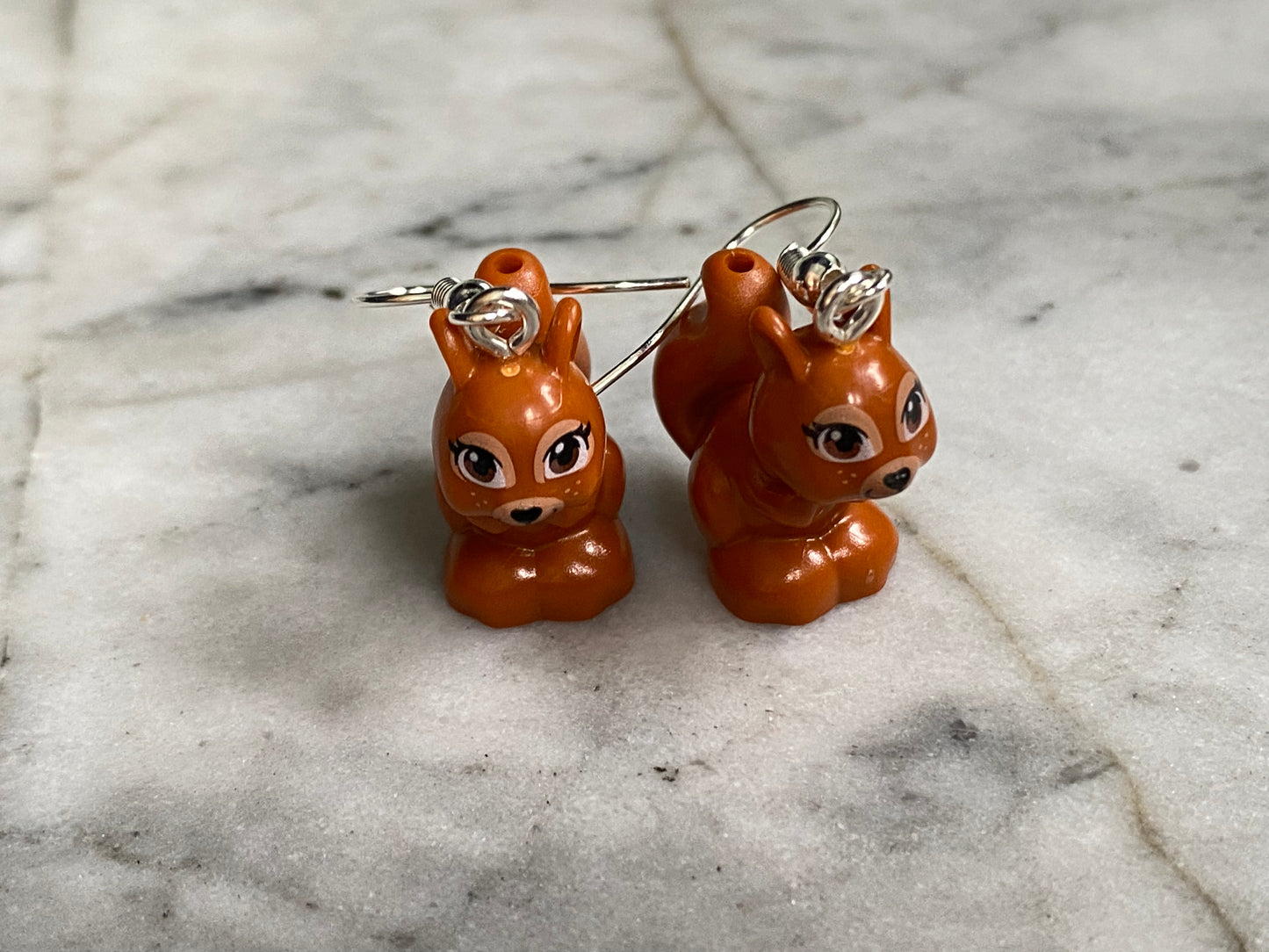 Squirrel Drop Earrings