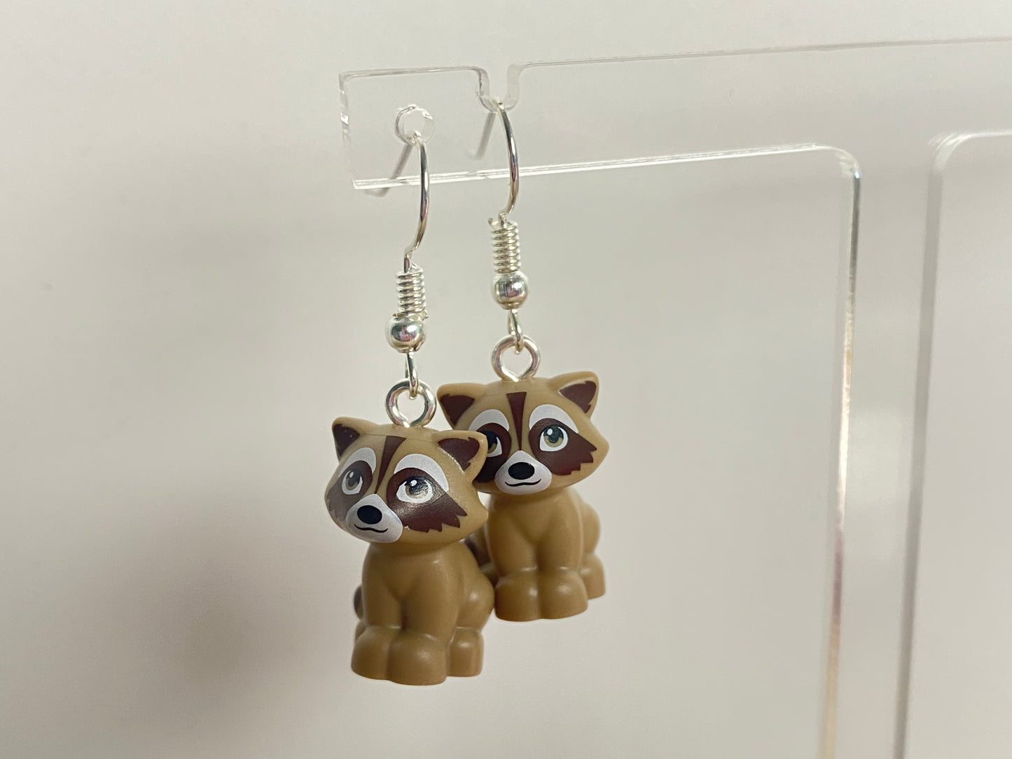 Raccoon Earrings