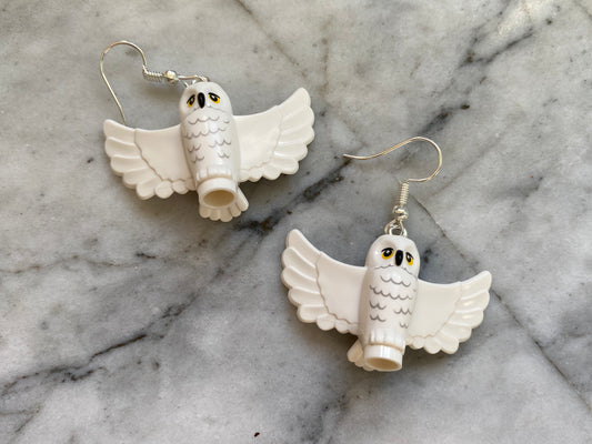 Snowy Owl Earrings