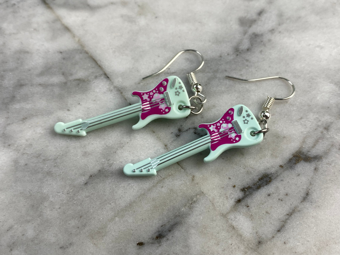 Guitar Drop Earrings