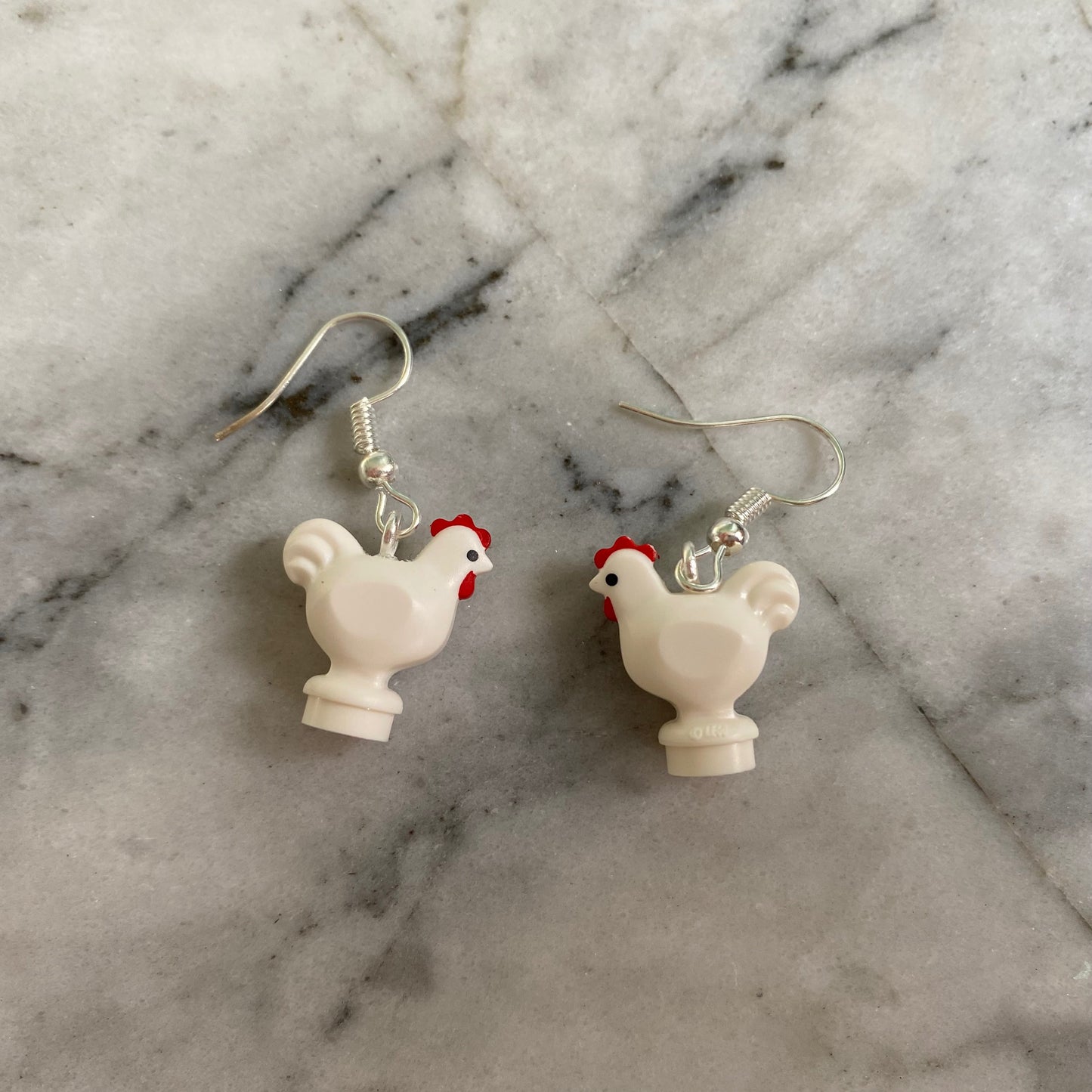 Chicken Drop Earrings