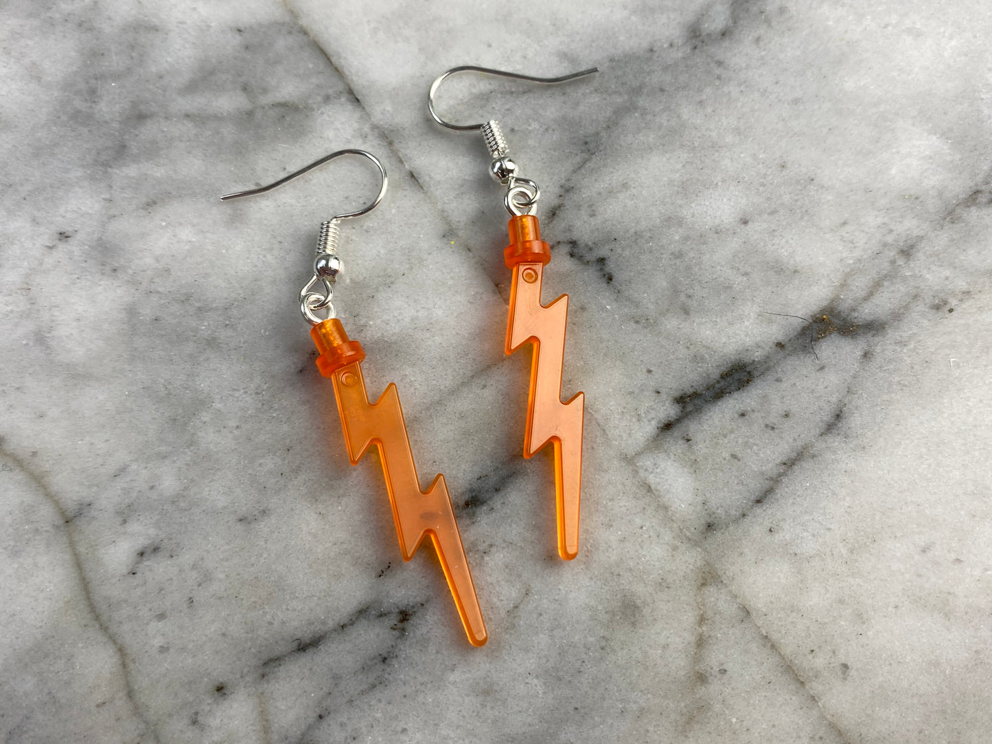 Lightning Bolt Drop Earrings