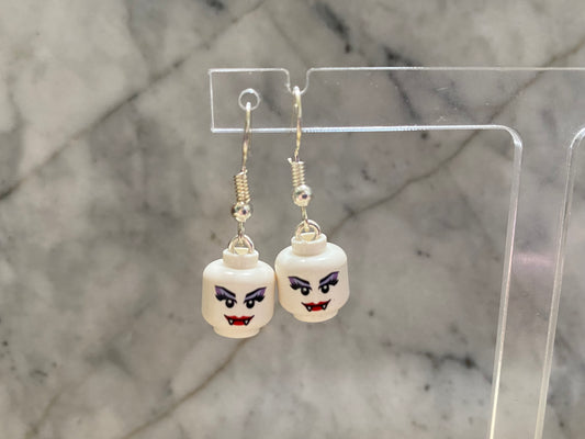 Vampire Head Drop Earrings