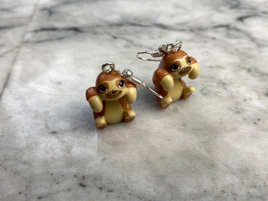 Sloth Drop Earrings